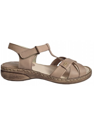 Sandale din piele de dama 516 fard