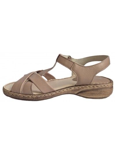 Sandale din piele de dama 516 fard