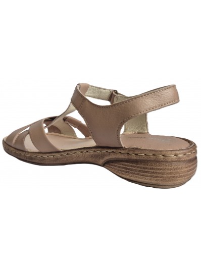 Sandale din piele de dama 516 fard