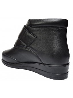 Gheata de dama din piele naturala B1008 negru