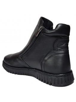 Gheata de dama din piele naturala 23665 negru