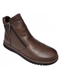 Gheata de dama din piele naturala 23665 maro