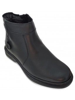 Ghete barbati din piele naturala 525 negru