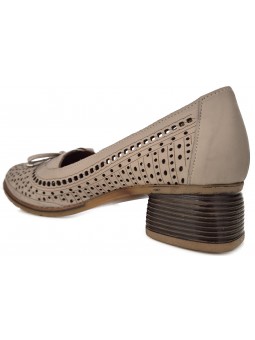 Pantofi perforati de dama din piele 513TVI