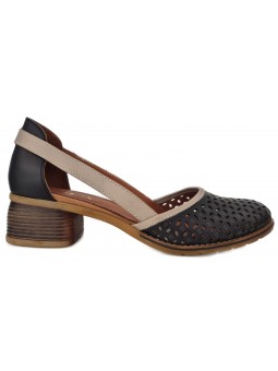 Pantofi decupati de dama din piele 160NB