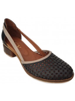 Pantofi decupati de dama din piele 160NB