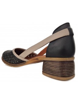 Pantofi decupati de dama din piele 160NB