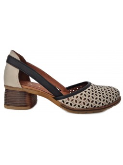 Pantofi decupati de dama din piele 160BN