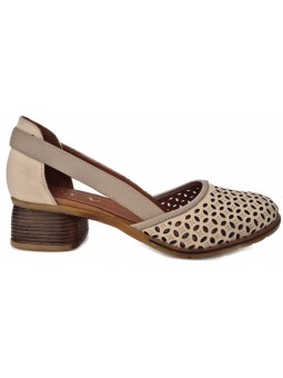 Pantofi decupati de dama din piele 160BVI