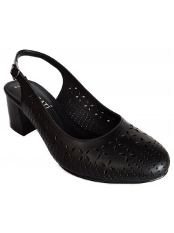 Pantofi de dama din piele naturala 882 negru