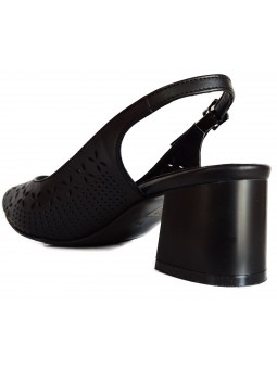 Pantofi de dama din piele naturala 882 negru
