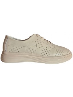 Pantofi de dama din piele naturala 97DN80010C 52-N crem