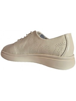 Pantofi de dama din piele naturala 97DN80010C 52-N crem