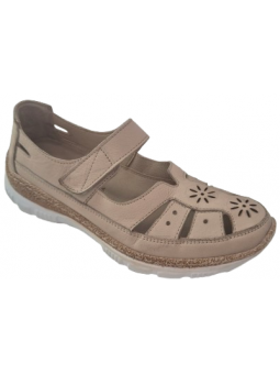 Pantofi perforati de dama din piele 2924B
