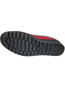 Pantofi de dama din piele naturala 710 rosu