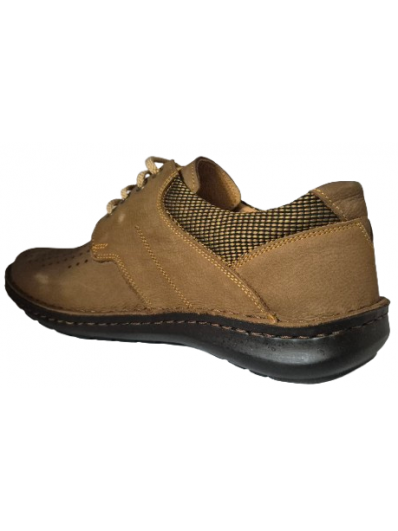 Pantofi barbati perforati piele naturala OT9560 04-2