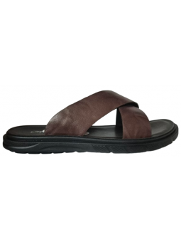 Papuci barbatesti din piele naturala 85DT80003B 02-N