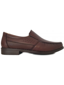 Pantofi barbati casual din piele naturala 060 maro Pantofi barbati casual din piele naturala 060 maro