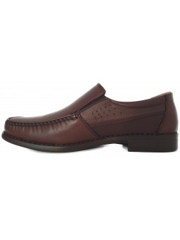Pantofi barbati casual din piele naturala 060 maro Pantofi barbati casual din piele naturala 060 maro