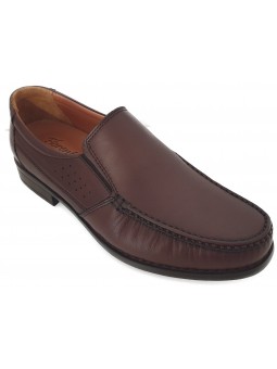 Pantofi barbati casual din piele naturala 060 maro Pantofi barbati casual din piele naturala 060 maro