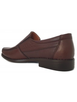 Pantofi barbati casual din piele naturala 060 maro Pantofi barbati casual din piele naturala 060 maro