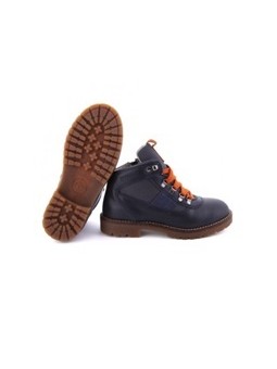 Ghete din piele naturala Garvalin 171686B-FB bleumarin