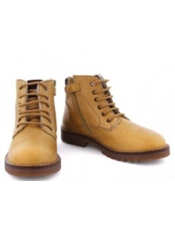 Ghete din piele naturala Garvalin 171685D-FB galben