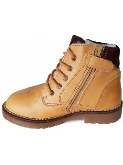 Ghete din piele naturala Garvalin 171685D-FB galben