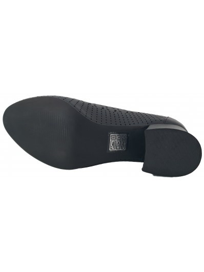 Pantofi de dama perforati din piele naturala 850N