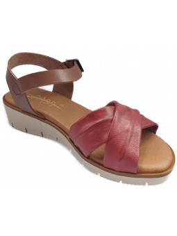 Sandale dama piele 2G1614 bordo