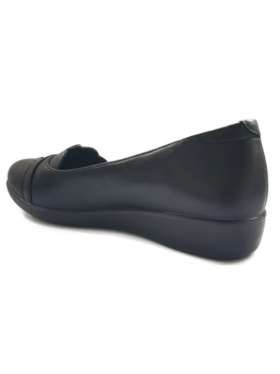 Pantofi de dama din piele naturala JN4004A negru