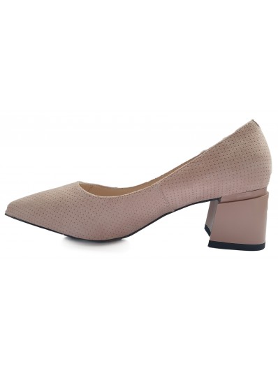 Pantofi de dama din piele naturala JYJY4021E roze