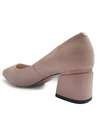 Pantofi de dama din piele naturala JYJY4021E roze