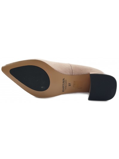 Pantofi de dama din piele naturala JYJY4021E roze