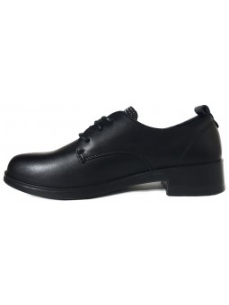 Pantofi de dama din piele naturala J850016A 01-N negru