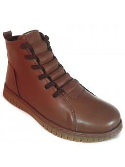 Gheata de dama din piele naturala 23662 maro