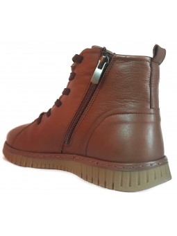 Gheata de dama din piele naturala 23662 maro